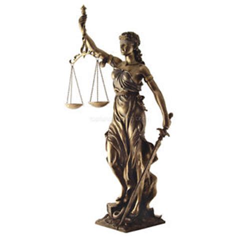 Gran Dama De La Justicia Escultura Diosa ciego de la ley y ...