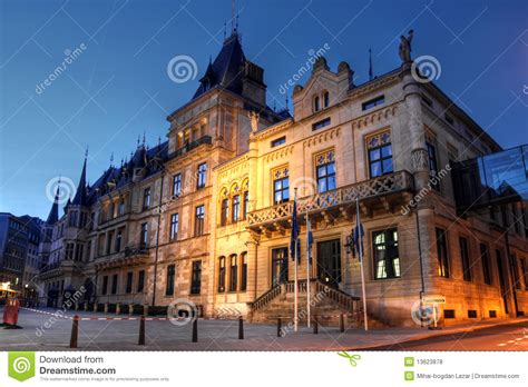 Grand Ducal Palace In Luxembourg City Stock Photo   Image ...