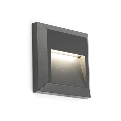 GRANT C Dark grey wall lamp – Faro