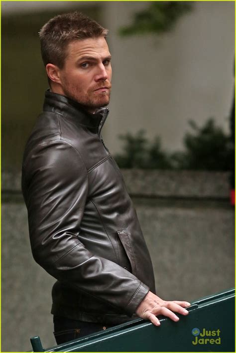 Grant Gustin & Stephen Amell Film Scenes With Ciara Renee ...
