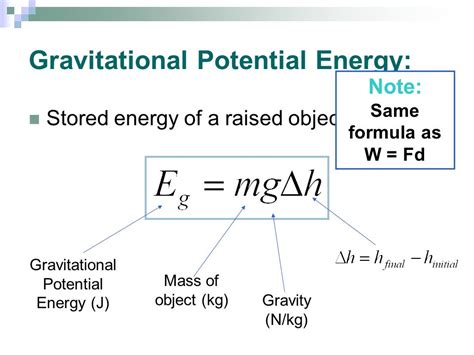 Gravitational Potential & Kinetic Energy   ppt download