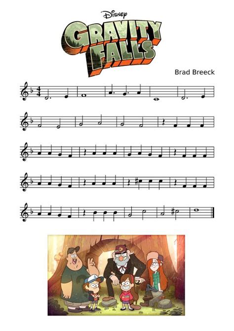 Gravity Falls Theme sheet music for recorder