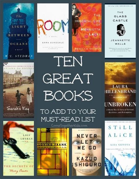 Great Books for a Book Club  or just to read yourself ...
