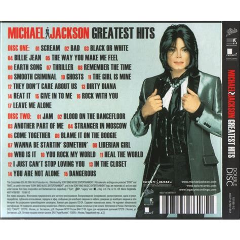 Greatest hits  import russie  by Michael Jackson, CD x 2 ...