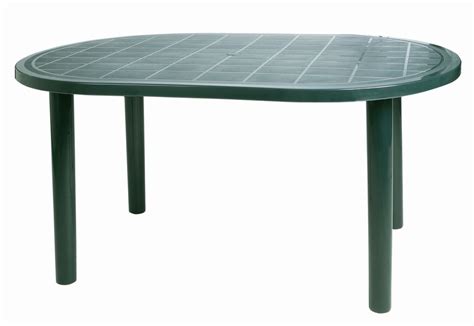 Green plastic garden table   Tables : Mince His Words