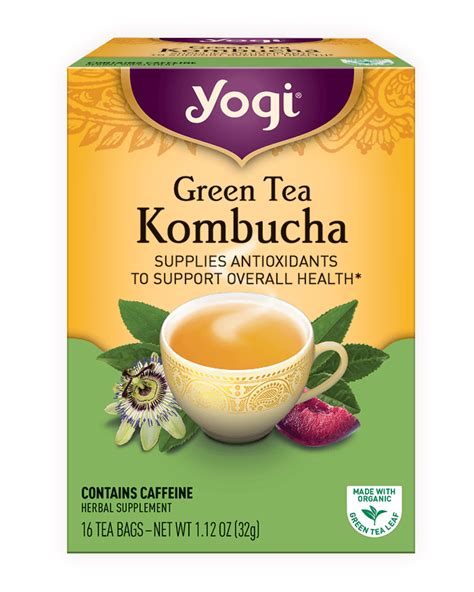 Green Tea Kombucha | Yogi Tea