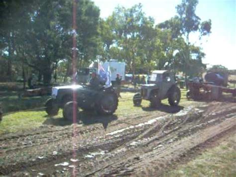 grey fergie swarm on tractor pull   YouTube