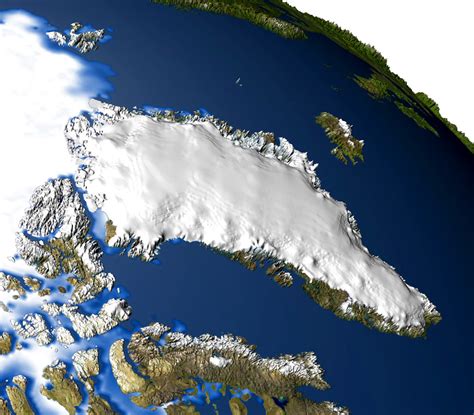 Groenlândia   Imagens de Satélite, Ártico   Groelandia