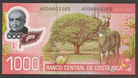 Grr billete Costa Rica 1000 Colones 2009/2011   Plastico ...