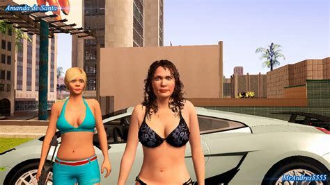 GTA SA Modificaciones: Skin Amanda de Santa Bikini GTA 5 ...