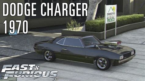 GTA V   Fast and Furious Cars PS3   Dodge Charger 1970 ...