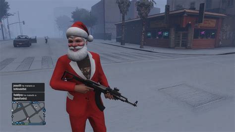 GTA V ONLINE: SANTA CLAUS VENGADOR REPARTIENDO AMOR!   YouTube