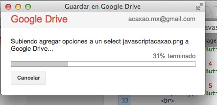 Guardar archivos en Google Drive   acaxao  acaxao