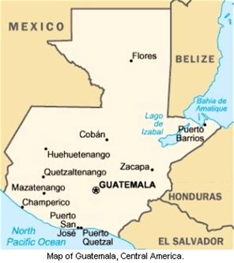 Guatemala Capital Map