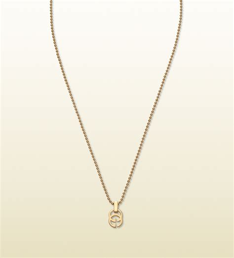 Gucci Gold Running G Necklace in Gold | Lyst