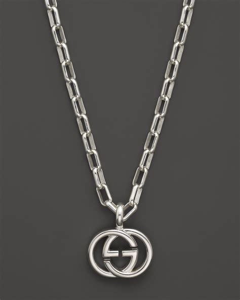 Gucci  interlocking Collection  Double G Necklace, 20  in ...