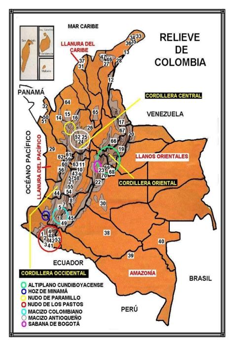 Guia 3 el relieve colombiano ciencias sociales 9 ...