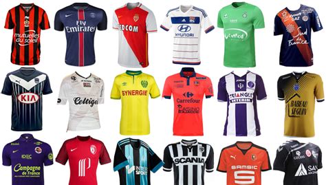 Guía de camisetas de la Ligue 1 Francesa
