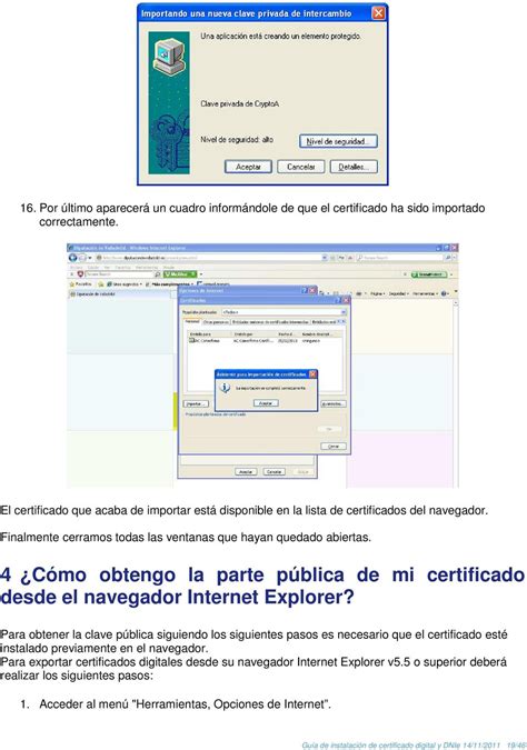 Guía de instalación de certificado digital y DNIe. v 04 PDF