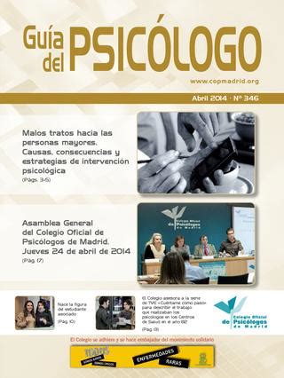 Guia de Psicólogo mes de Abril 2014 by Colegio Oficial de ...