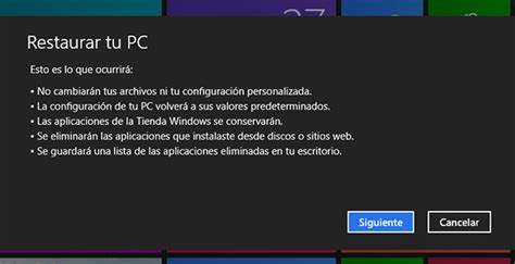 Guía de Windows 8  10 : Restaurar y Reinstalar Windows
