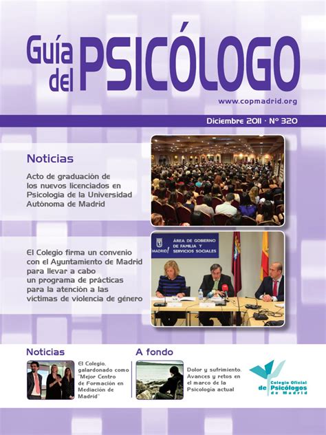 Guía del Psicólogo by Colegio Oficial de Psicólogos de ...