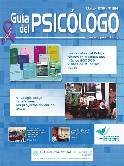 Guía del Psicólogo del mes de Marzo 2015 by Colegio ...