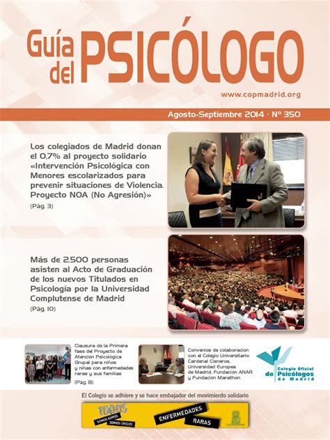 Guía del Psicólogo mes de Agosto Septiembre 2014 by ...