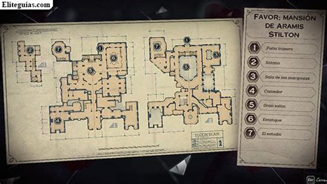 Guía Dishonored 2   Mapas: Favor: Mansión de Aramis Stilton