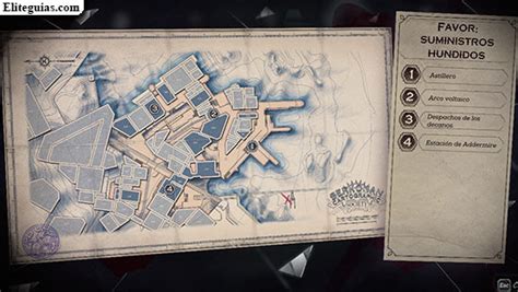 Guía Dishonored 2   Mapas: Favor: Suministros hundidos