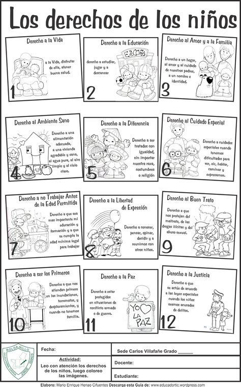 Guía para Primaria Derechos de los niños | Pinterest ...