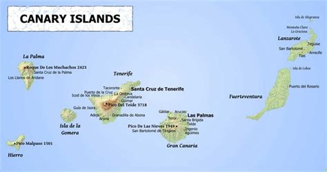 Guide To The 7 Main Canary Islands   Costas Online