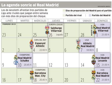 Guiño del calendario al Madrid   MARCA.com