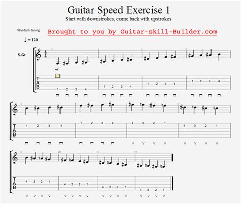 guitar speed exercises   Training for maximum agility and ...