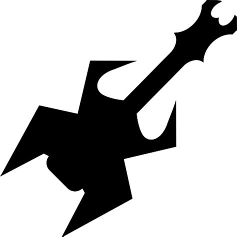 Guitarra de heavy metal afilada como un insecto   Iconos ...