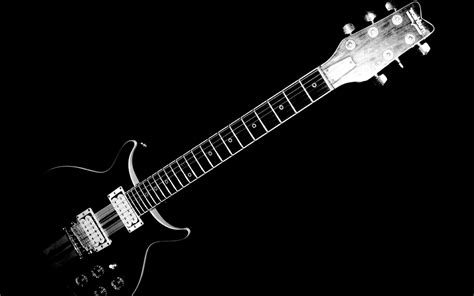 Guitarra eléctrica en blanco y negro fondos de pantalla ...