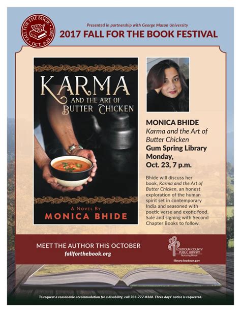 Gum Spring Library Event ~ October 23, 2017   Monica Bhide