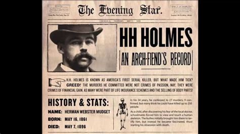 H.H. Holmes   America’s first serial killer p1   YouTube