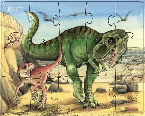 Haba   Puzzle Dinosaurios [Importado de Alemania]: Amazon ...