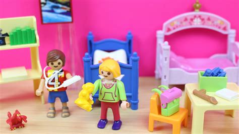 Habitación de los niños de Playmobil en español | Juguetes ...