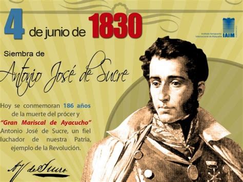 Hace 186 años fue asesinado el General Antonio José de ...