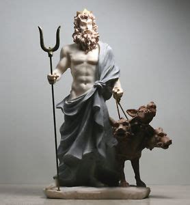 Hades Pluto God of Underworld & Cerberus Handmade Statue ...