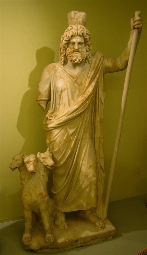 Hades y Cerbero. | Escultura romana del dios Hades ...