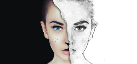 Half Sketch Effect In Photoshop | Photoshop Tutorials