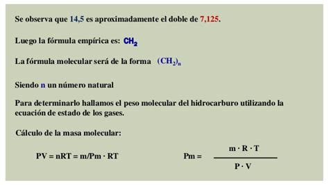 Hallar la fórmula molecular c5 h10