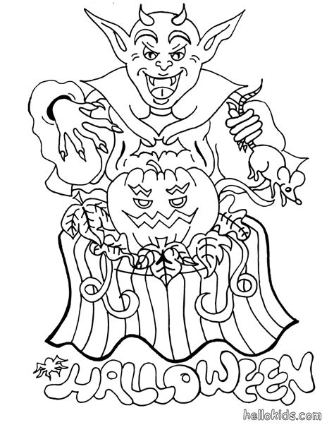 halloween coloring pages: July 2010