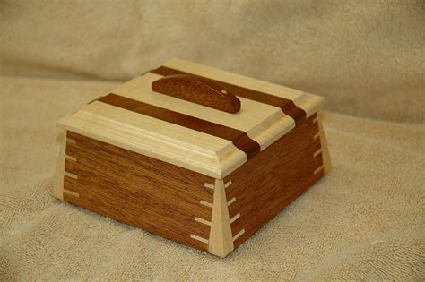 Hand Crafted Small Mahogany Wooden Box # 1 by Wooden It Be ...