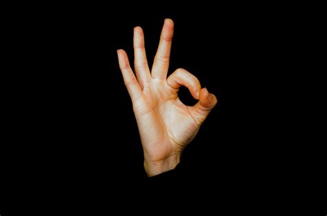 Hand In Ok Sign Free Stock Photo   Public Domain Pictures