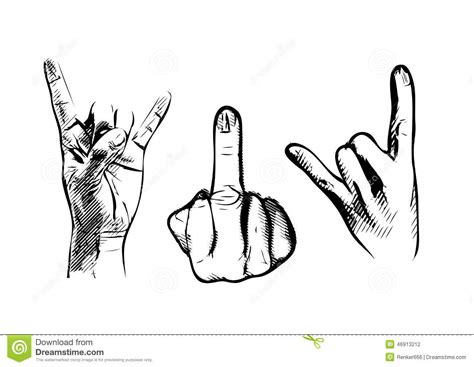 Hand symbols stock photo. Image of irritation, negative ...