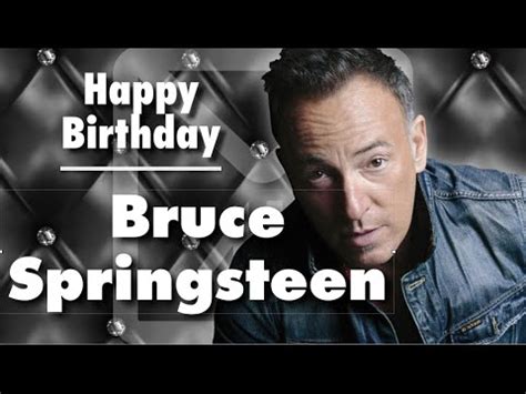 Happy Birthday Bruce Springsteen   The Boss   YouTube